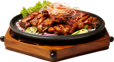 Samgyeopsal png with AI generated.