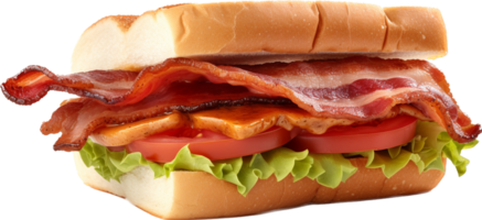 bacon sanduíche png com ai gerado.