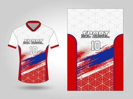 Sublimation jersey design pattern background vector