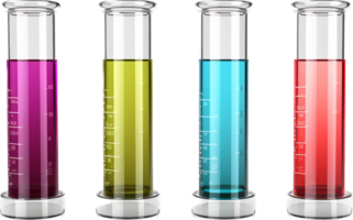 tester tube chimique png avec ai généré.