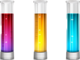 tester tube chimique png avec ai généré.