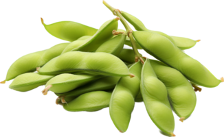 Edamame png with AI generated.