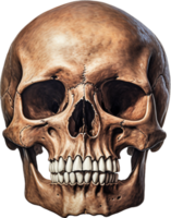 Skull png with AI generated.