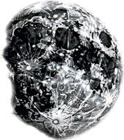 Moon png with AI generated.