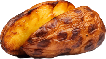 Roasted potato png with AI generated.