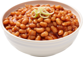 Natto png with AI generated.