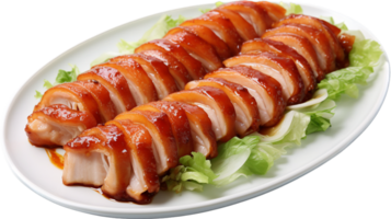 Samgyeopsal png with AI generated.