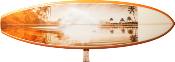 Surfboard png with AI generated.