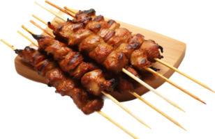 Satay png with AI generated.