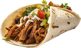 Machaca png with AI generated.