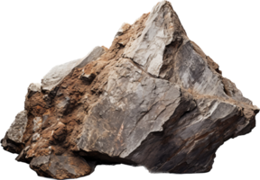 Obsidian rock png with AI generated.