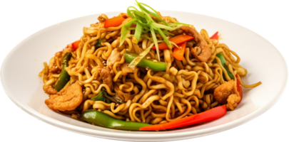 mie goreng PNG met ai gegenereerd.