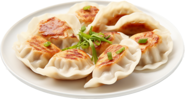 Gyoza png with AI generated.