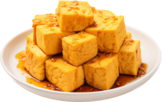 Stinky tofu png with AI generated.