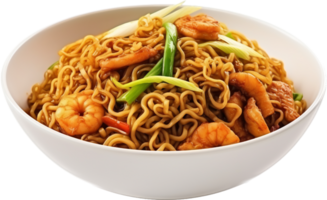 mie goreng png med ai genererad.