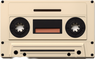 Cassette tape png with AI generated.