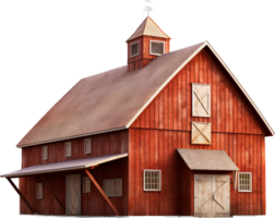 Barn png with AI generated.