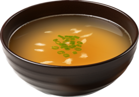 miso soupe png avec ai généré.