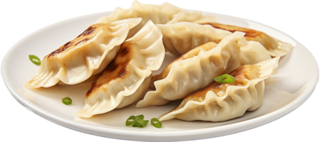 Gyoza png with AI generated.