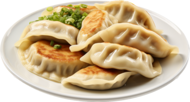 Gyoza png with AI generated.
