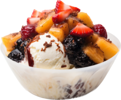 bingsu png com ai gerado.