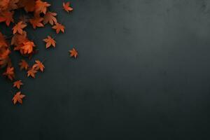 Autumn leaves background photo