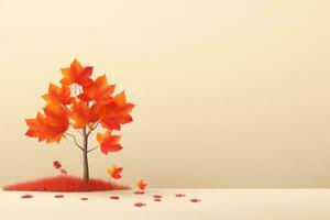 Autumn leaves background photo