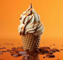 Ice cream background photo