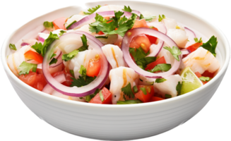 Ceviche png with AI generated.