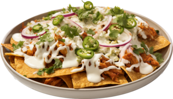 Chilaquiles png with AI generated.