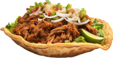 Machaca png with AI generated.