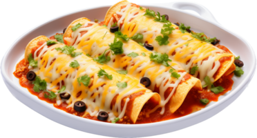 enchiladas PNG met ai gegenereerd.