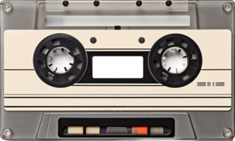 Cassette tape png with AI generated.