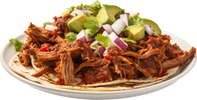 Machaca png with AI generated.