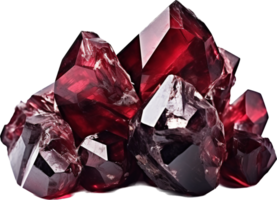 Garnet png with AI generated.