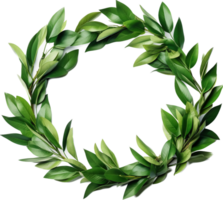 Laurel wreath png with AI generated.