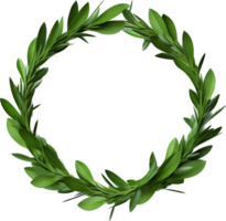 Laurel wreath png with AI generated.