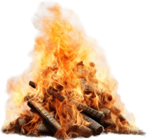 Lagerfeuer png mit ai generiert.