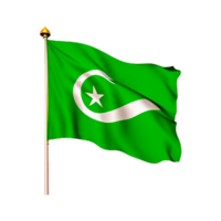 Pakistán bandera png generativo ai