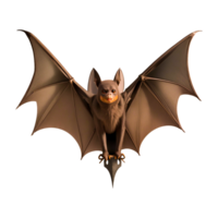 User Wild bat flying on transparent  Generative Ai png