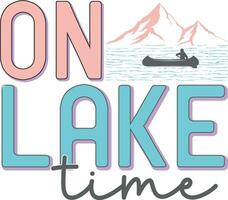 Retro Lake Sublimation Design,Vector File vector