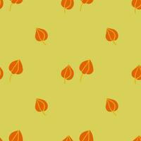 Autumn seamless pattern design. Repeat design with autumn thematics elements vector