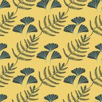 Autumn seamless pattern design. Repeat design with autumn thematics elements vector