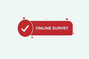 news online survey age, level, sign, speech, bubble  banner, vector