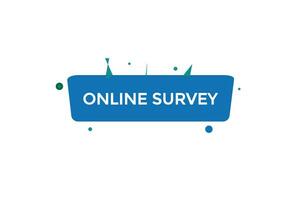 news online survey age, level, sign, speech, bubble  banner, vector