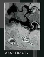 Abstract swirl paint background template copy space. Contemporary fluid art backdrop design. Suitable for poster, banner, brochure, flyer, magazine cover, leaflet, or booklet. vector