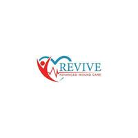 Revive Concept Logo,  Hearth care logo and new concept logo design vector