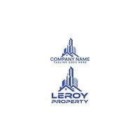 Real Estate, Building and Construction Logo Vector Design