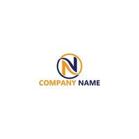 diseño creativo y moderno del logotipo de la letra n. norte. diseño de logotipo n, plantilla de logotipo n inicial vector