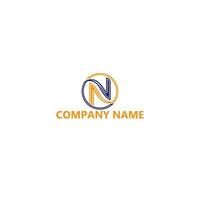 diseño creativo y moderno del logotipo de la letra n. norte. diseño de logotipo n, plantilla de logotipo n inicial vector